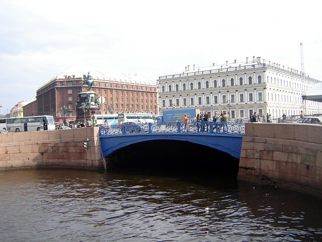 синий мост в санкт-петербурге