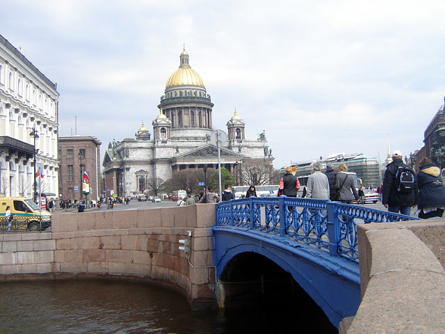 синий мост в санкт-петербурге