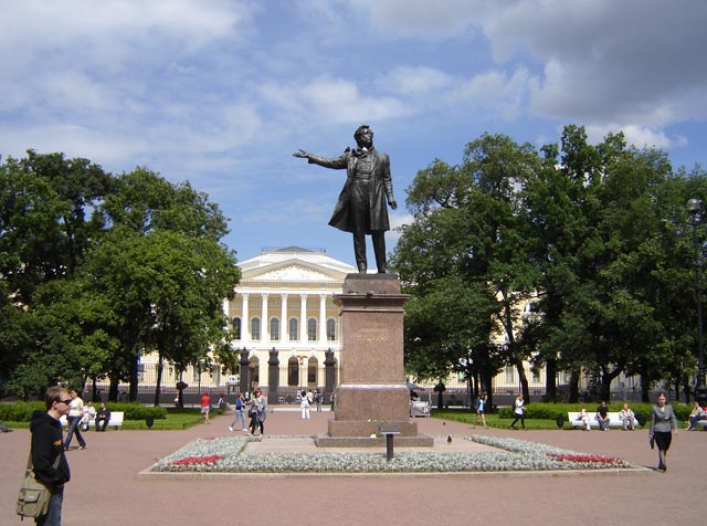 Памятник Пушкину А.С.Скульптор М.К.Аникушин