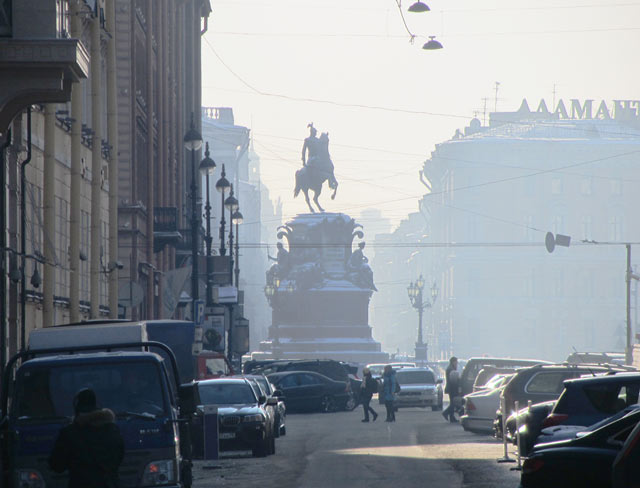 Памятник Николаю I. Вознесенский проспект.