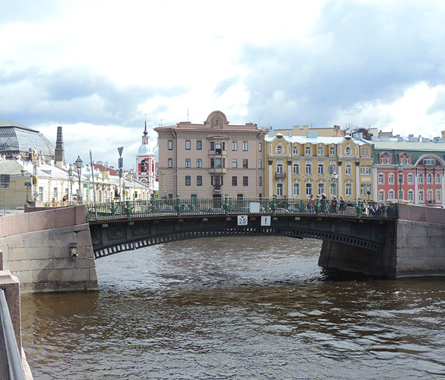 1-й Инженерный мост. Мойка. Санкт-Петербург